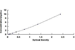 Typical standard curve (AKT1 ELISA 试剂盒)