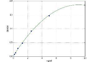 A typical standard curve