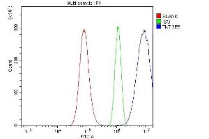 Flow Cytometry analysis of A549 cells using anti-Transketolase/TKT antibody (ABIN7598958).