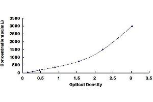 Typical standard curve (Thrombomodulin ELISA 试剂盒)