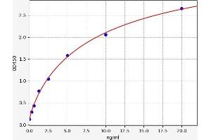 Typical standard curve (IgM ELISA 试剂盒)