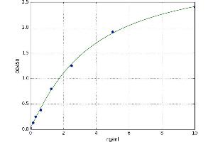 A typical standard curve (FGFBP1 ELISA 试剂盒)