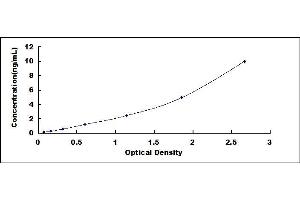 Typical standard curve (Nestin ELISA 试剂盒)