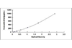 Typical standard curve (LEFTY2 ELISA 试剂盒)