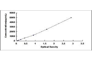 Typical standard curve (RNASE1 ELISA 试剂盒)