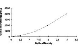 Typical standard curve (MYH8 ELISA 试剂盒)