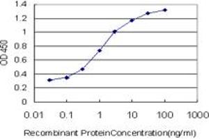 Detection limit for recombinant GST tagged GAS2 is approximately 0. (GAS2 抗体  (AA 1-110))