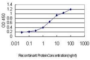 ELISA image for anti-Topoisomerase I Binding, arginine/serine-Rich, E3 Ubiquitin Protein Ligase (TOPORS) (AA 98-205) antibody (ABIN564418)