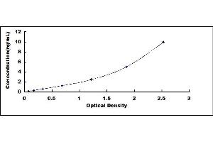 Typical standard curve (Osteopontin ELISA 试剂盒)