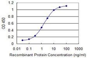 Detection limit for recombinant GST tagged EWSR1 is 0. (EWSR1 抗体  (AA 358-453))