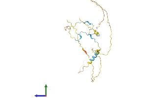 AlphaFold protein structure predicition of Mouse Recombinant Cdca3 Protein, UniprotID Q99M54 (CDCA3 Protein (AA 1-266) (His tag))
