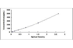 Typical standard curve (VEGFA ELISA 试剂盒)