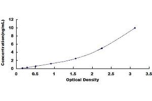 Typical standard curve (SLURP1 ELISA 试剂盒)