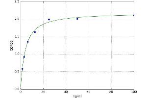A typical standard curve