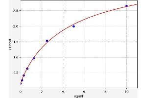 Typical standard curve (FBXO32 ELISA 试剂盒)