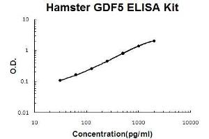 Hamster GDF5 PicoKine ELISA Kit standard curve (GDF5 ELISA 试剂盒)