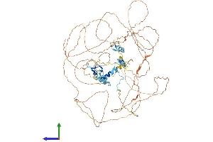 AlphaFold protein structure predicition of Human Recombinant ATXN7L1 Protein, UniprotID Q9ULK2 (ATXN7L1 Protein (AA 1-861) (His tag))