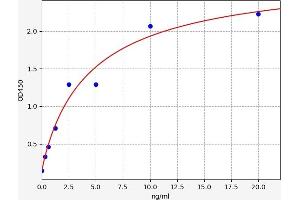 Typical standard curve (PER2 ELISA 试剂盒)