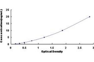 Typical standard curve (IL13RA2 ELISA 试剂盒)