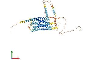 AlphaFold protein structure predicition of Mouse Recombinant Gpr176 Protein, UniprotID Q80WT4