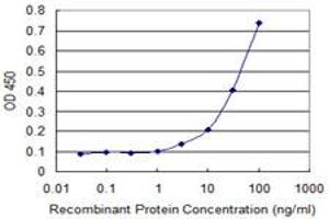 Detection limit for recombinant GST tagged TUBA2 is approximately 0. (TUBA3C 抗体  (AA 1-418))