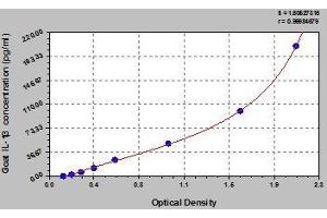 Typical standard curve