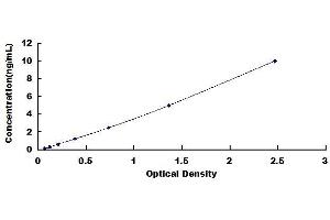 Typical standard curve (TRPM4 ELISA 试剂盒)