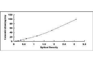 Typical standard curve (ELANE ELISA 试剂盒)