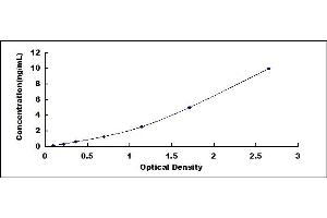 Typical standard curve (CES2 ELISA 试剂盒)