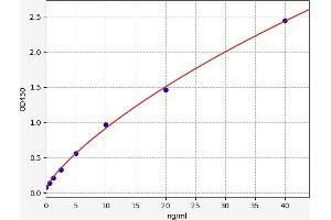 Typical standard curve (S100A8 ELISA 试剂盒)