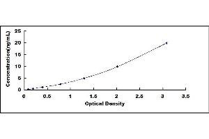 Typical standard curve (RBP4 ELISA 试剂盒)