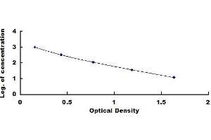 Typical standard curve (CCK8 ELISA 试剂盒)