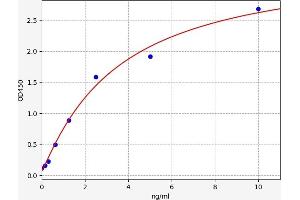 Typical standard curve (Caspase 12 ELISA 试剂盒)