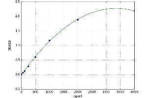 A typical standard curve
