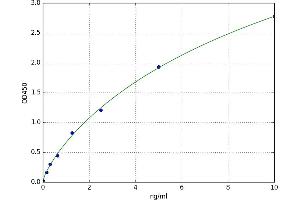 A typical standard curve (PTGS2 ELISA 试剂盒)