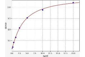 Typical standard curve (Peroxiredoxin 3 ELISA 试剂盒)