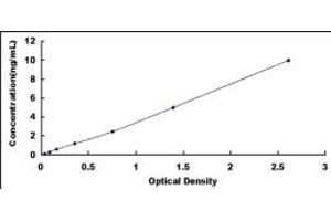 Typical standard curve (PDIA5 ELISA 试剂盒)