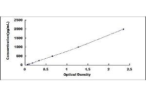 Typical standard curve (Laminin ELISA 试剂盒)