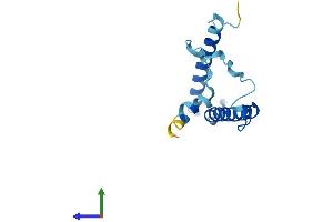 AlphaFold protein structure predicition of Mouse Recombinant Pigp Protein, UniprotID Q9JHG1