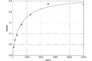 A typical standard curve (SP1 ELISA 试剂盒)