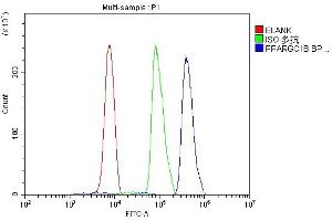 Flow Cytometry analysis of U937 cells using anti-PPARGC1B antibody (ABIN7602488).