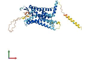 Protein Structure (PS) image for Bradykinin Receptor B2 (BDKRB2) (AA 1-391) protein (His tag) (ABIN7552873)