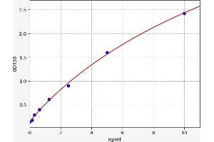 Typical standard curve (HIP1 ELISA 试剂盒)