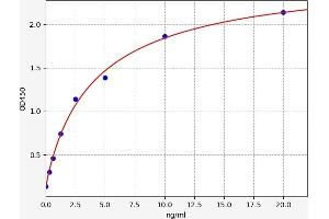 Typical standard curve (HYOU1 ELISA 试剂盒)