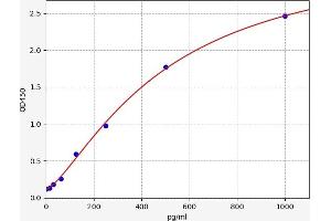 Typical standard curve