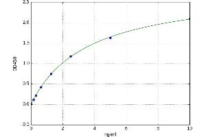 A typical standard curve (Prss29 ELISA 试剂盒)