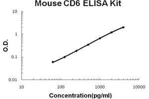 Mouse CD6 PicoKine ELISA Kit standard curve (CD6 ELISA 试剂盒)