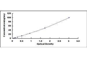 Typical standard curve (GLS2 ELISA 试剂盒)