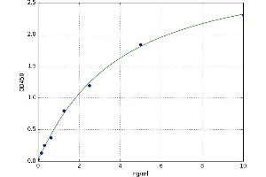 A typical standard curve (Cyclin D2 ELISA 试剂盒)