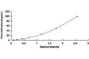 Typical standard curve (UGT1A1 ELISA 试剂盒)